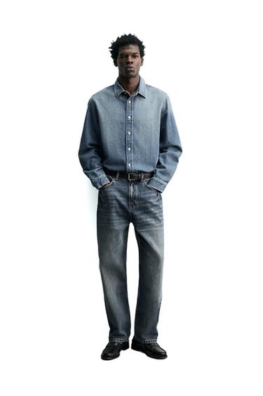 Zara Джинсы STRAIGHT длиной до щиколотки