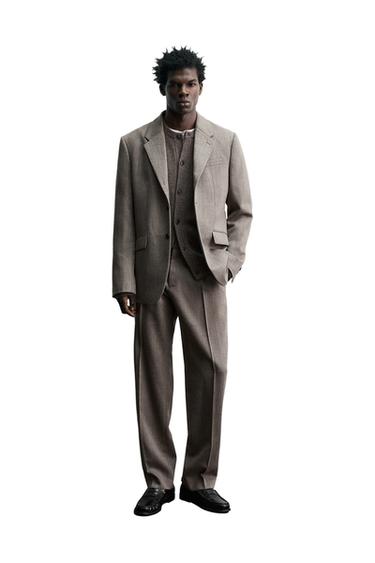 Zara Костюмные брюки из 100% шерсти