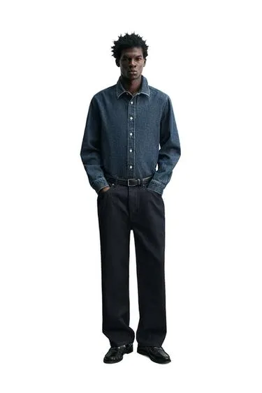 Джинсы STRAIGHT FIT хлопок — шерсть