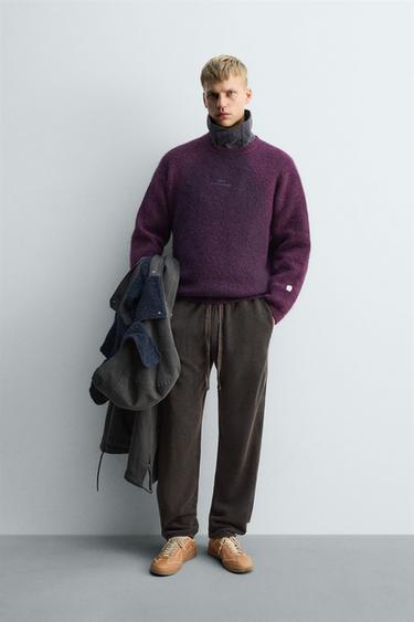 Zara Джемпер LOGOS SPRAY X SR_A