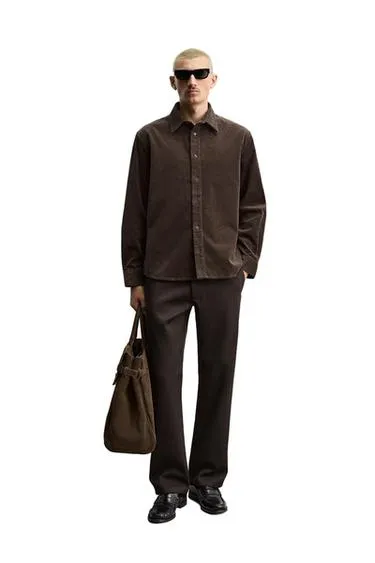 Рубашка RELAXED FIT из вельвета- Заказать в России