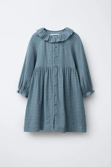 Фактурное платье в клетку BENSIMON ® X ZARA- Заказать в России