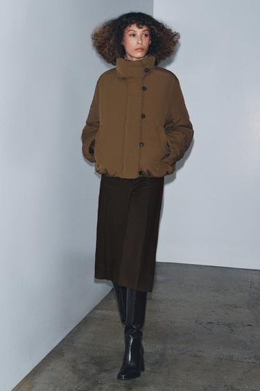 Zara Стеганая куртка — ZW COLLECTION