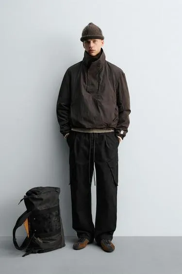 Ветровка с карманом на молнии TECHNICAL POUCH POCKET WINDBREAKER X SR_A- Заказать в России