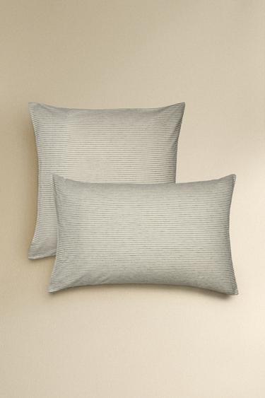 Zara Пододеяльник в полоску из фланели