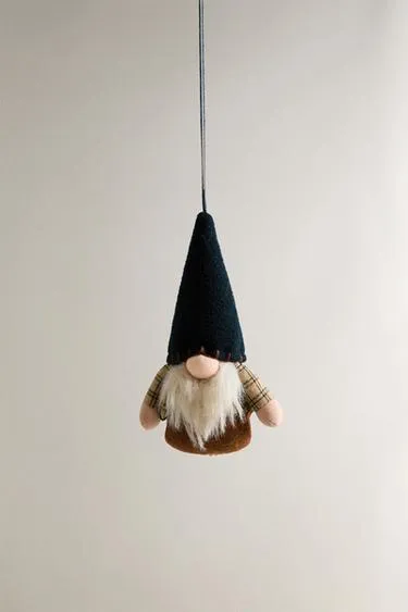 Рождественская елочная игрушка гном с бородой- Заказать в России