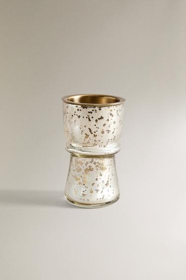 Zara Скатерть для чайных свечей из металлического стекла