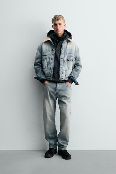 Zara Джинсы SR_A с проймой прямого кроя