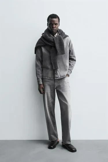 WASHED DENIM SHIRT- Заказать в России