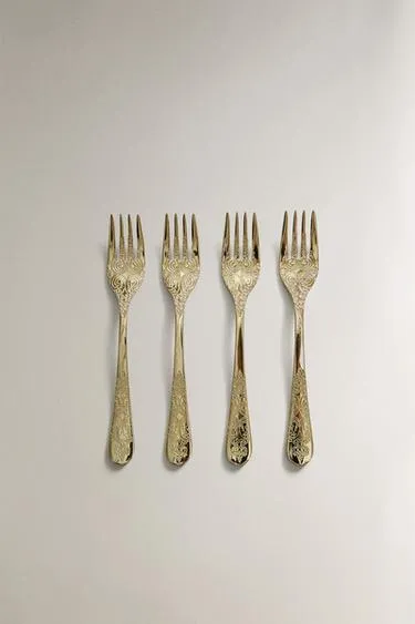 Набор гравированных вилок (набор из 4)- Заказать в России