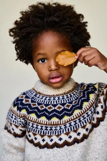 Джемпер вязаный жаккард