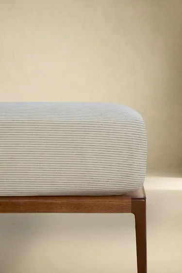 Наматрацник из фланели с полосками- Заказать в России