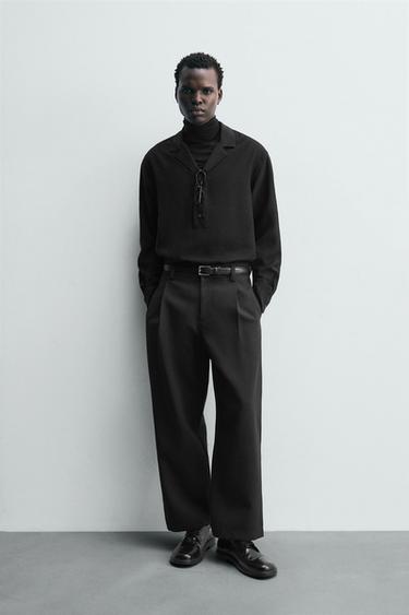 Zara Рубашка-поло струящегося покроя