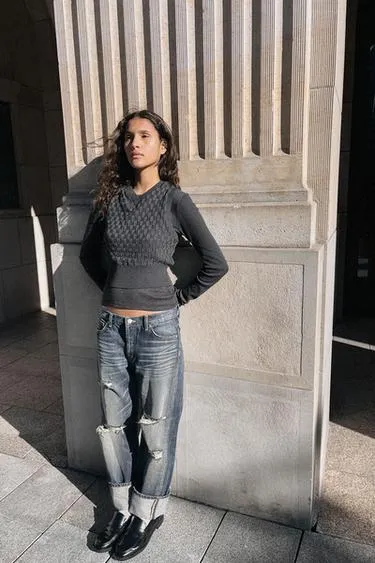 Комбинированный жилет