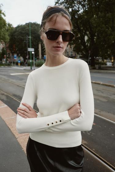 Zara Базовый однотонный свитер
