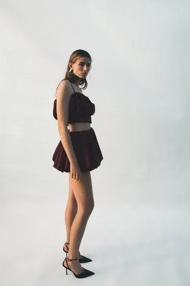 Топ-баллон на бретелях