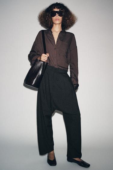 Zara Брюки багги — ZW COLLECTION LIMITED EDITION