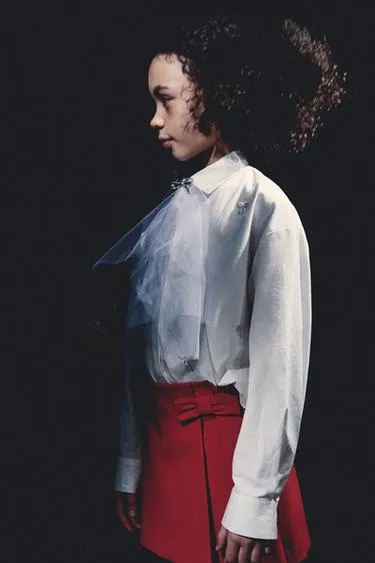 Юбка-шорты с бантом