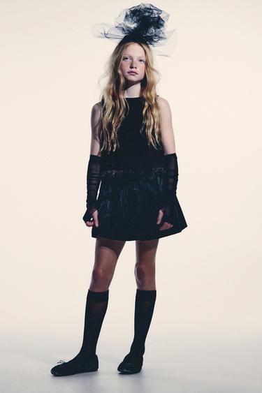 Zara Юбка-шорты с бантом