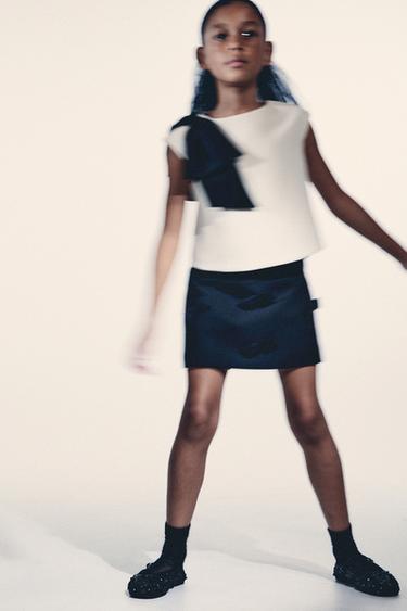 Zara Юбка с бантами