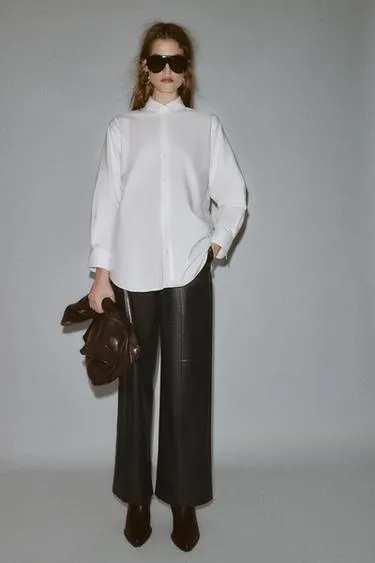 Рубашка оксфорд оверсайз- Заказать в России