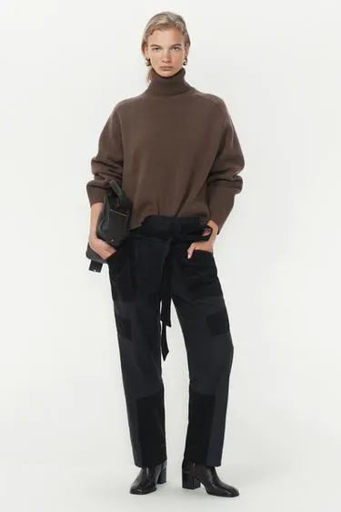 Брюки карго с пэчворком — THE ITEM ZARA WOMAN