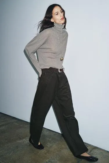 Широкие брюки в полоску — ZW COLLECTION- Заказать в России