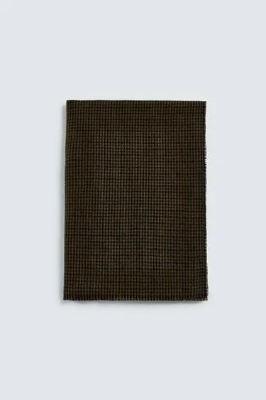 Шарф в клетку- Заказать в России