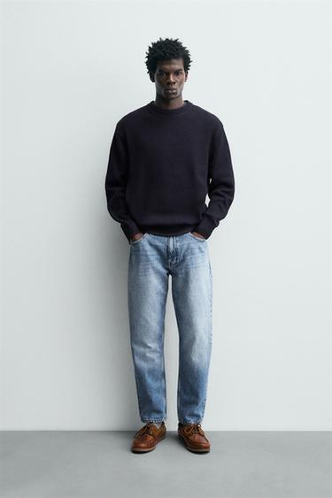 Zara Жемчужный вязаный джемпер