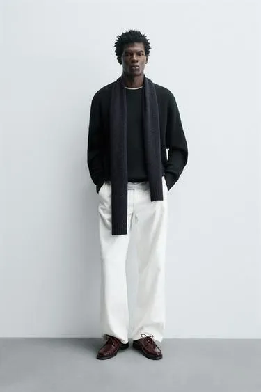 Жемчужный вязаный джемпер