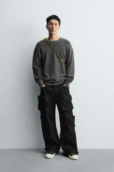 FADED CHECK TEXTURE T-SHIRT- Заказать в России