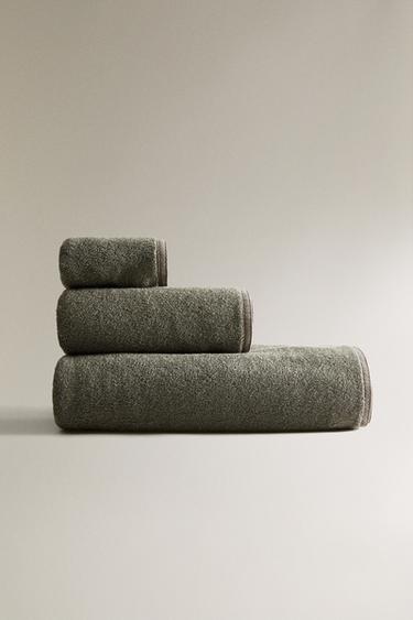 Zara Полотенце для ванны с двойной стежкой