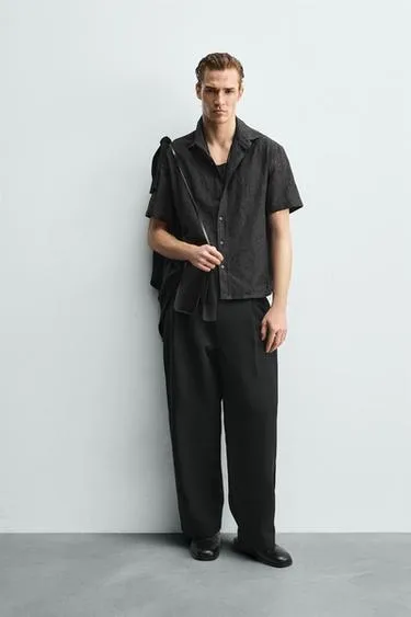 Рубашка с цветочным жаккардовым узором- Заказать в России