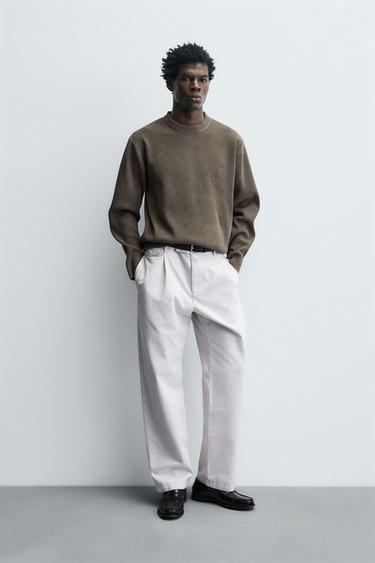 Zara Свитер из шенилловой ткани с рельефным узором