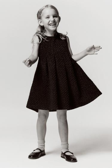 Zara Жаккардовое платье с блестками