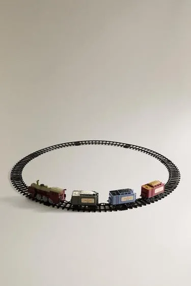 CHILDREN'S CHRISTMAS STEAM TRAIN TOY SET- Заказать в России