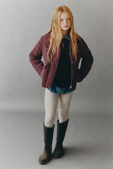 Zara Стеганая куртка для верховой езды