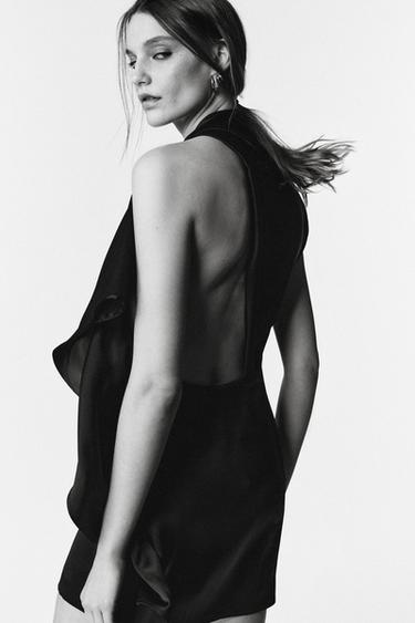 Zara Короткое платье с вырезами — LIMITED EDITION