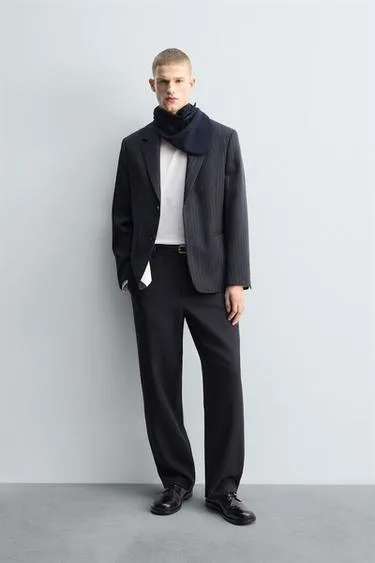 Блейзер в тонкую полоску из 100% шерсти, ограниченная серия- Заказать в России