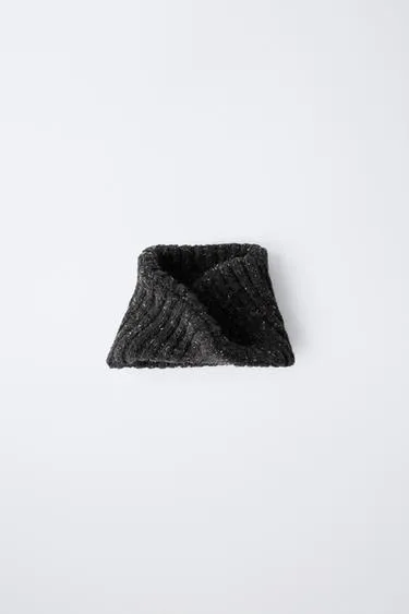 6-14 лет/ вязаный воротник с пуговицами и шерстью