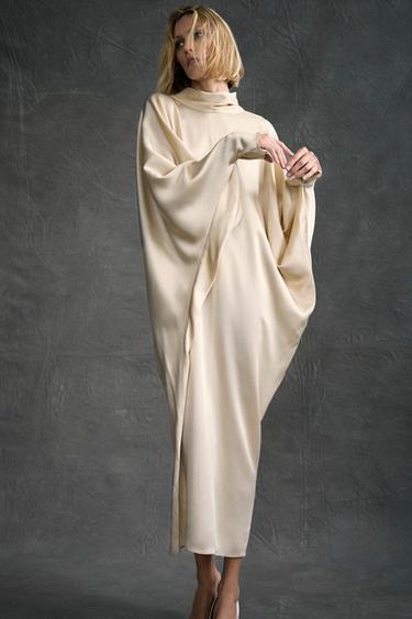 Zara Атласная туника ZW COLLECTION LIMITED EDITION купить с доставкой.