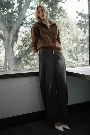 Бомбер из 100% шерсти букле