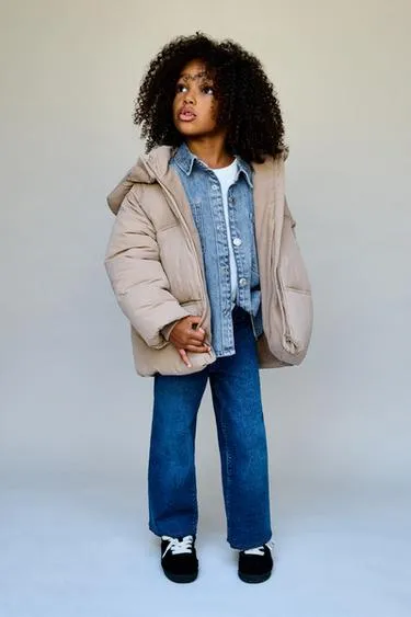 Стеганое пальто с капюшоном WATER REPELLENT