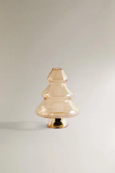 Солонка в форме ёлочки из боросиликатного стекла- Заказать в России