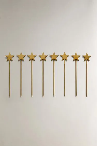 Набор рождественских звездных шампуров (набор из 8 штук)- Заказать в России