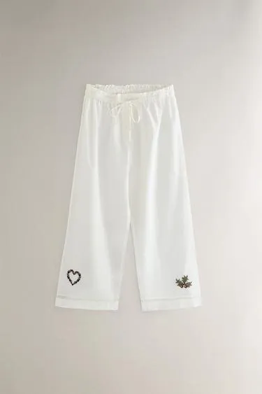 Вышитые рождественские штаны