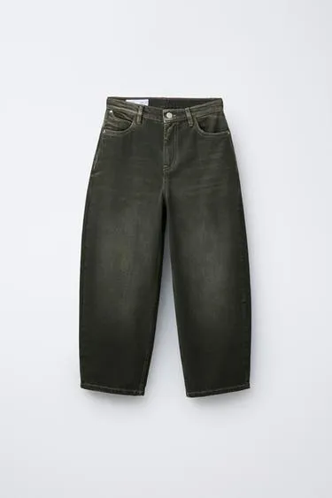 Джинсы BALLOON с эффектом потертости