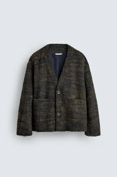 Кардиган из искусственного меха- Заказать в России