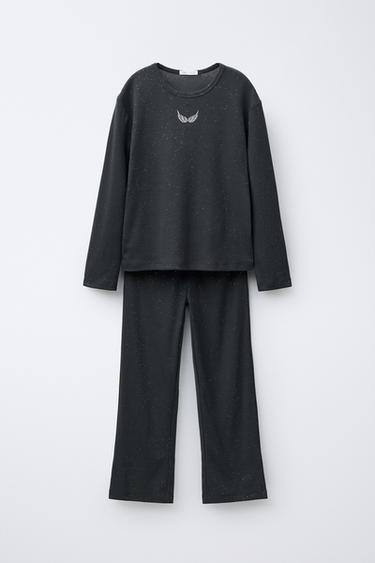 Zara Пижама с вышивкой и блестками для детей от 6 до 14 лет