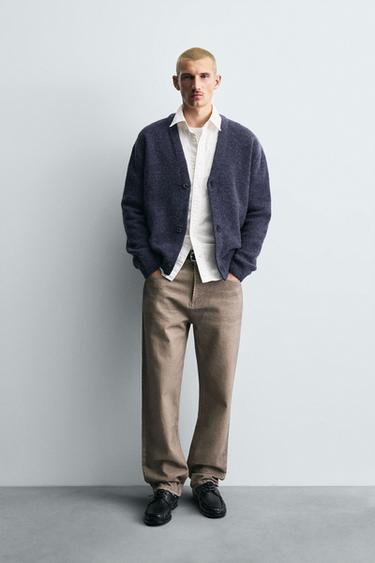 Zara Кардиган из рельефного трикотажа